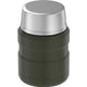 variant:41903167766605 16 oz. Stainless Steel Food Jar w Folding Spoon Matte Army Green