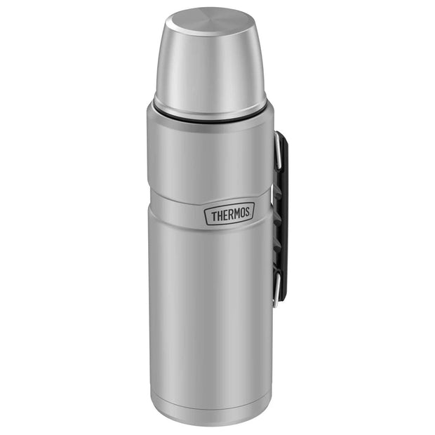 variant:41903167471693 2 L Stainless Steel Beverage Bottle Matte Stainless Steel 