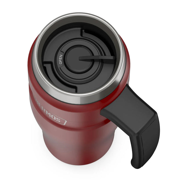 variant:41903166390349 16 oz Stainless Steel Travel Mug Matte Red
