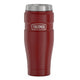 variant:41903165964365 16 oz Stainless Steel  Travel Tumbler Matte Matte Red