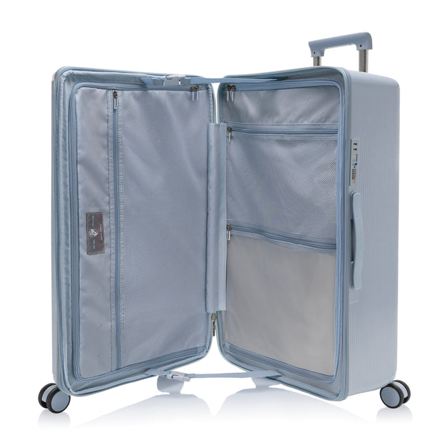 variant:41992531116109 Earth Tones Hardside 21' Carry-On Luggage Glacier Grey