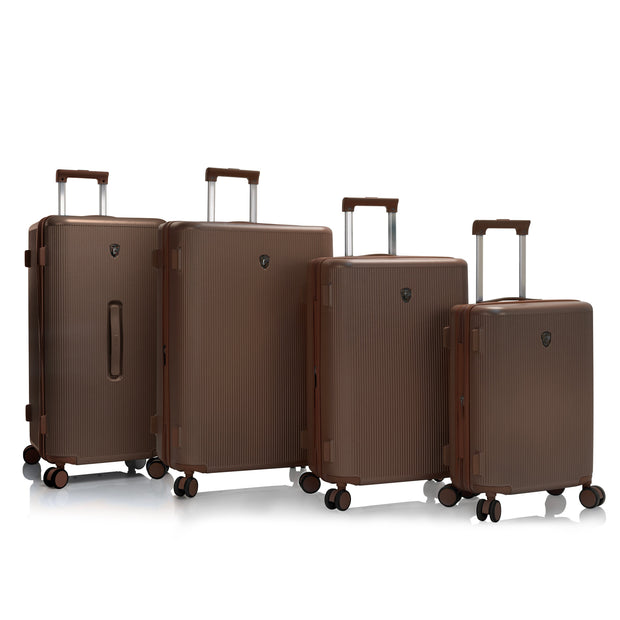 variant:41992531181645 Earth Tones Hardside 21' Carry-On Luggage Umber