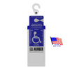 MirorTag™ Silver Handicapped Parking Placard Holder lifestyle image