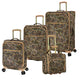 variant:42159014248525 London Fog 
Mayfair Softside Medium Checked Luggage Black And Sand Paisley
