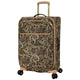 variant:42159014248525 London Fog 
Mayfair Softside Medium Checked Luggage Black And Sand Paisley