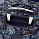 variant:42159014215757 London Fog 
Mayfair Softside Medium Checked Luggage Navy And White Paisley