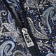 variant:42159014215757 London Fog 
Mayfair Softside Medium Checked Luggage Navy And White Paisley