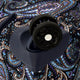 variant:42159014215757 London Fog 
Mayfair Softside Medium Checked Luggage Navy And White Paisley