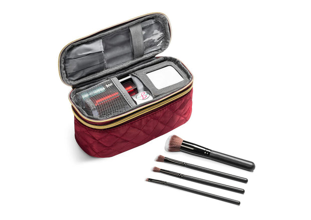 variant:41415736492109 Ms J Travel Makeup Case Garnet