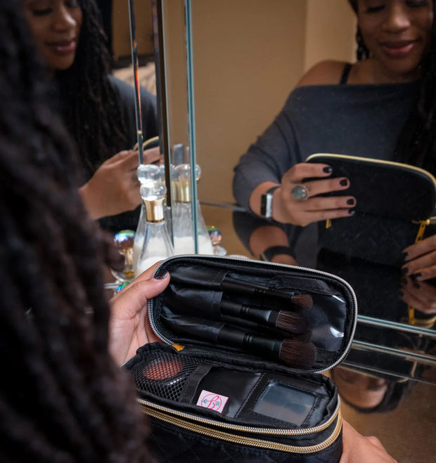 variant:41415736524877 Ms J Travel Makeup Case Black