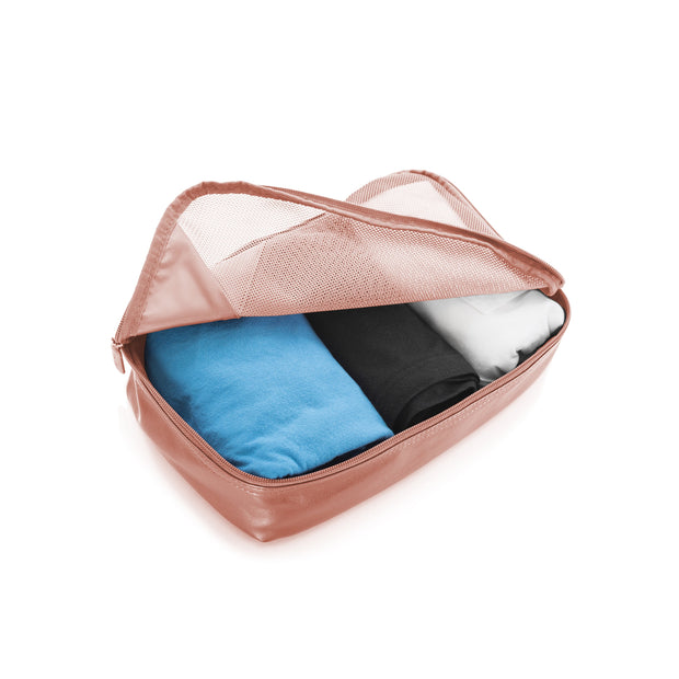 variant:41992558673997 Metallic Packing Cube 5-Piece Set Rose Gold