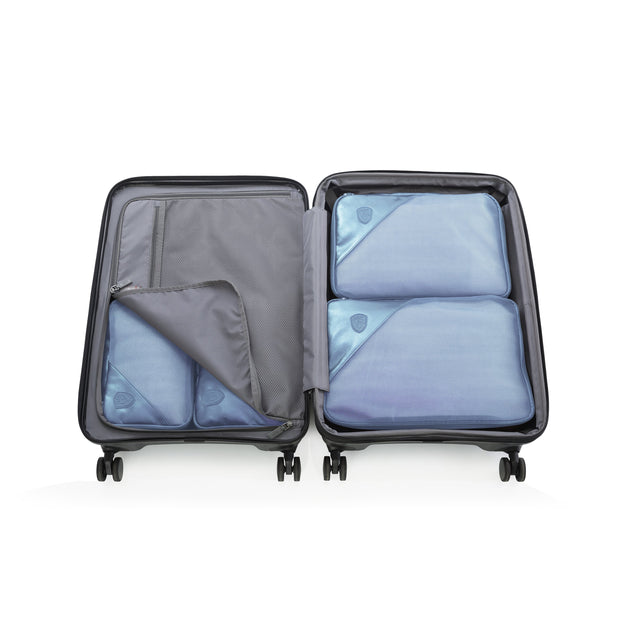 variant:41992558575693 Metallic Packing Cube 5-Piece Set Icy Blue