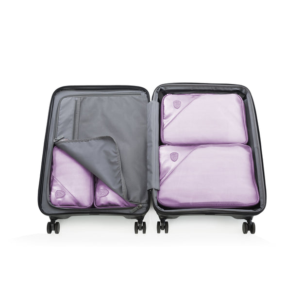 variant:41992558608461 Metallic Packing Cube 5-Piece Set Lilac
