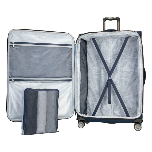 variant:41415625310285 Ricardo Malibu Bay 3.0 Softside Large Check-In Spinner Luggage - Astral Blue