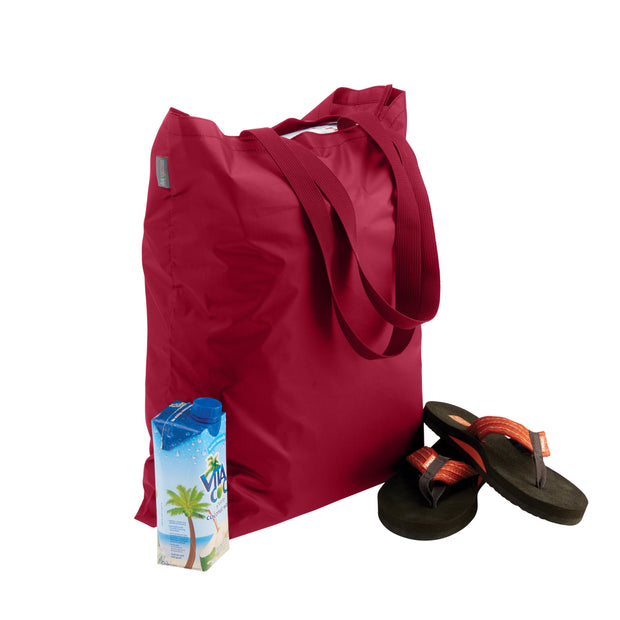 variant:41415714570317 smooth trip Foldable Shopping Bag Raspberry