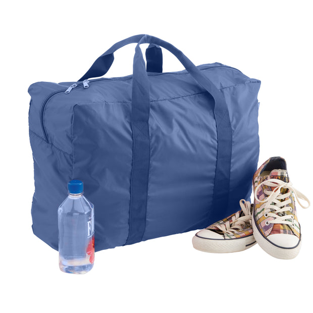 variant:41415714668621 smooth trip Foldable Tote Blue
