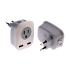 Dual USB Euro Adapter