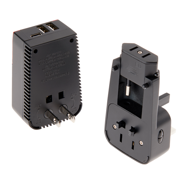 Smooth Trip International Converter & Adapter Set with Triple USB Ports