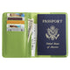 variant:41415601324109 Smooth Trip RFID Blocking Passport Wallet - Green