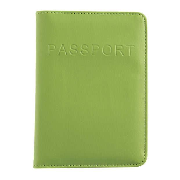 variant:41415601324109 Smooth Trip RFID Blocking Passport Wallet - Green