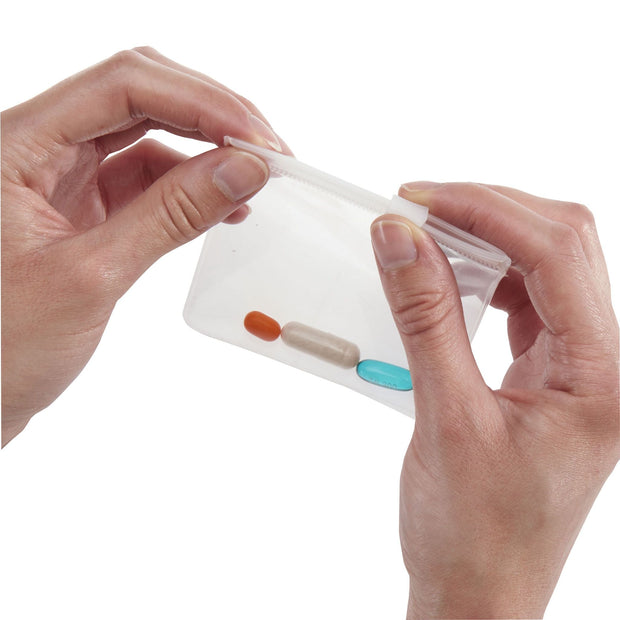 Smooth Trip Zippered Pill Pouch - 8 Pack