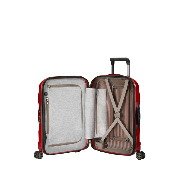 variant:43670272409792 Samsonite C-Lite Carry-On Spinner Chili Red