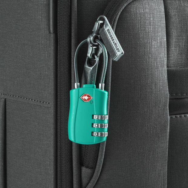 variant:41415600701517 Smooth Trip TSA Accepted Combination Cable Lock - Teal