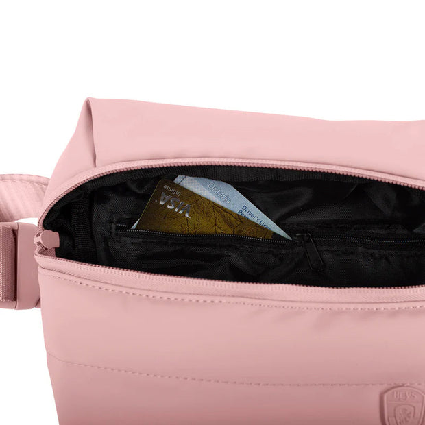 variant:41992561033293 The Puffer Mini Waist Bag Rose