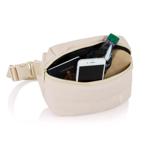 variant:41992499396685 The Puffer Waist Bag Ivory