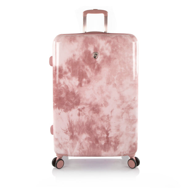 variant:41992497004621 heys america tie dye 30 spinner luggage rose