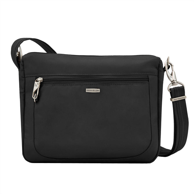 variant:41415606501453 Travelon Anti Theft Classic Small E W Crossbody Black