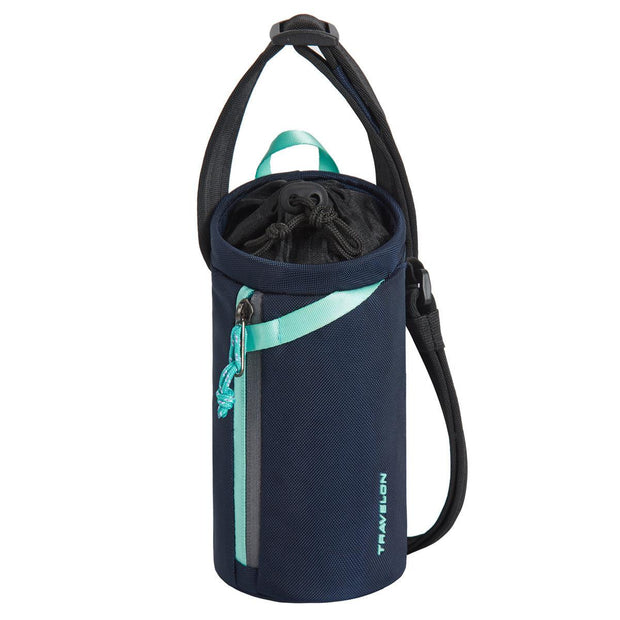 variant:41415615774797 Travelon Anti-Theft Greenlander Insulated Water Bottle Bag - Galaxy Blue
