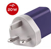 Worldwide USB-A & USB-C Charger + lifestyle image