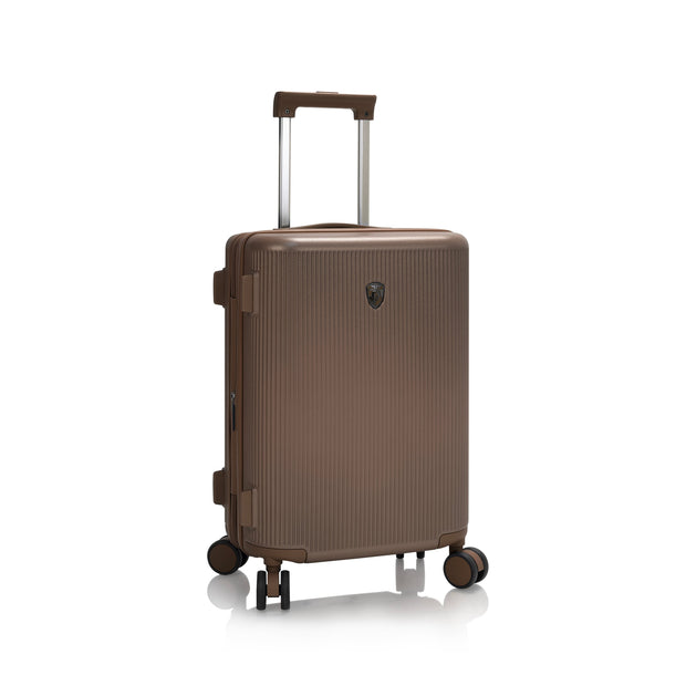 variant:41992531181645 Earth Tones Hardside 21' Carry-On Luggage Umber