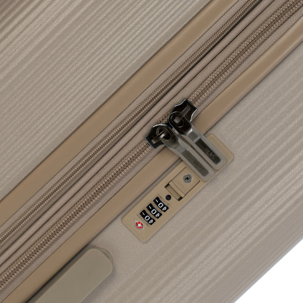 variant:41992531083341 Earth Tones Hardside 21' Carry-On Luggage Atmosphere