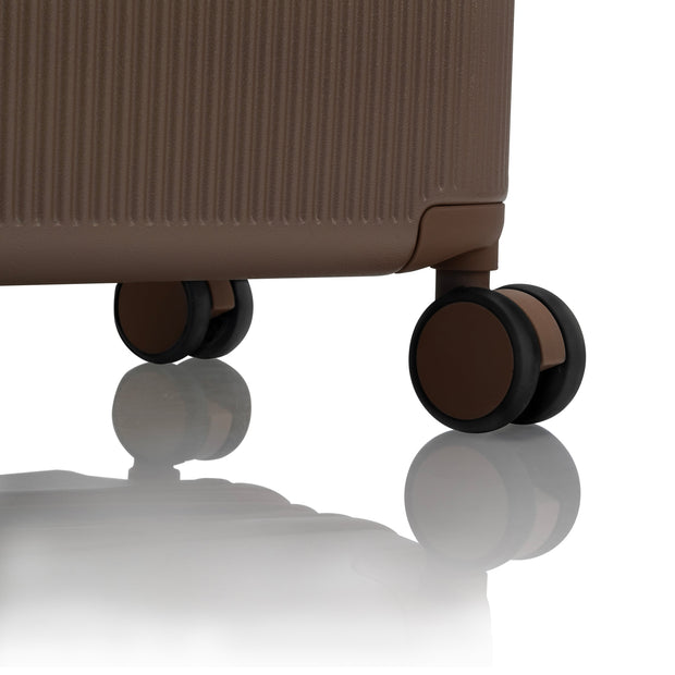 variant:41992531181645 Earth Tones Hardside 21' Carry-On Luggage Umber