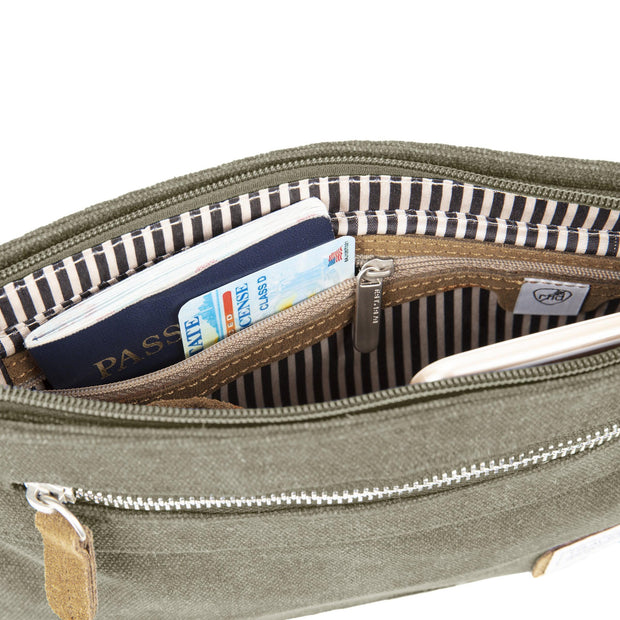 variant:41415626358861 Anti-Theft Heritage Small Crossbody - Sage