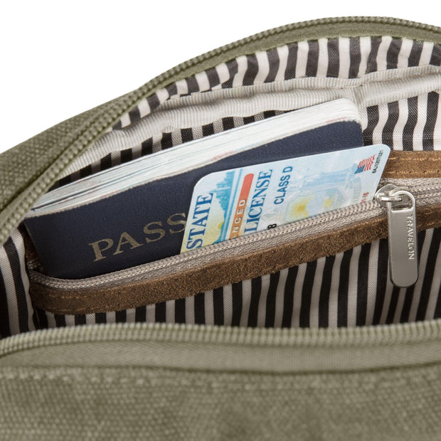 variant:41415625965645 Travelon Anti-Theft Heritage Crossbody - Sage