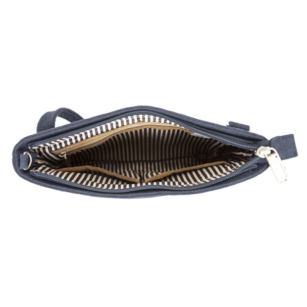variant:41415626326093 Anti-Theft Heritage Small Crossbody - Indigo
