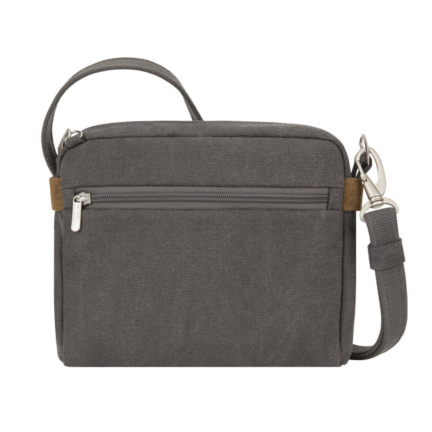 variant:41415625932877 Travelon Anti-Theft Heritage Crossbody - Pewter