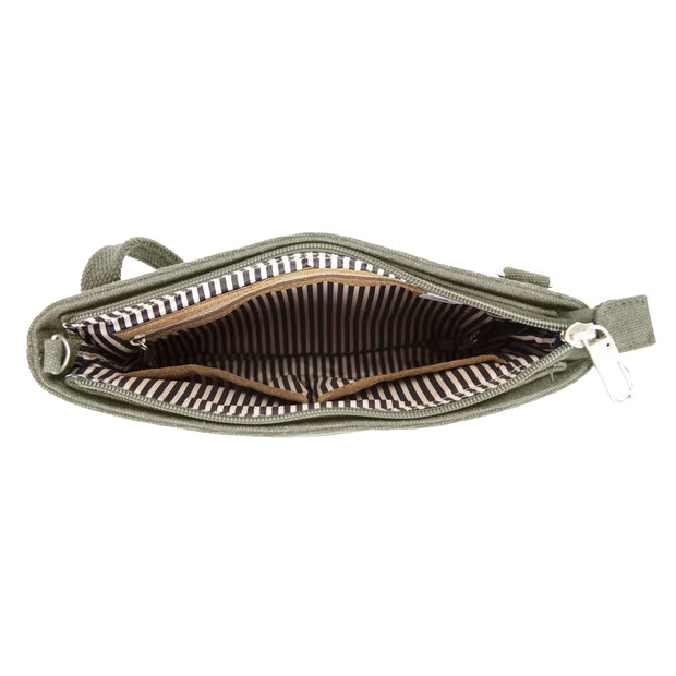 variant:41415626358861 Anti-Theft Heritage Small Crossbody - Sage