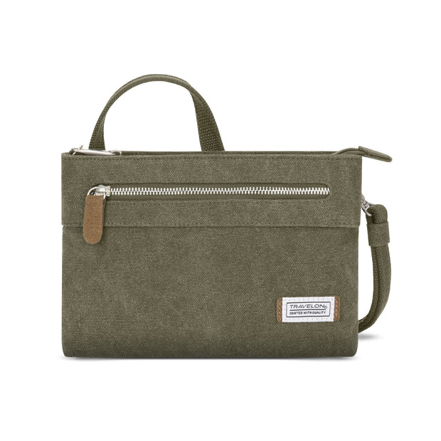 variant:41415626358861 Anti-Theft Heritage Small Crossbody - Sage