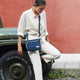 variant:41415626326093 Anti-Theft Heritage Small Crossbody - Indigo