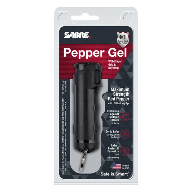 variant:41415696318541 Sabre Flip Top with Finger Grip Pepper Gel Black